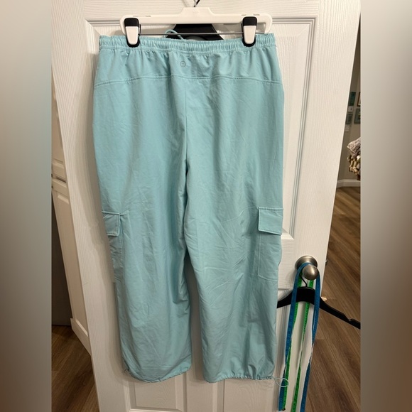 Gilly Hicks NWT Recharge Cargo Pants fleece lined drawstring hems pockets XL - Picture 9 of 14